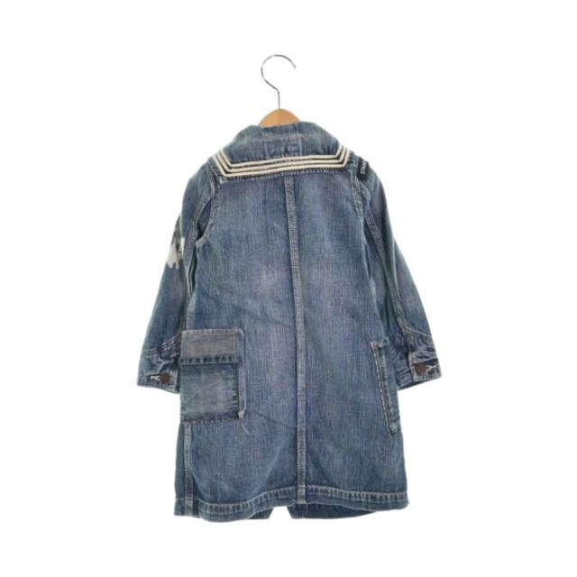 DENIM DUNGAREE(デニムダンガリー)のDENIM DUNGAREE コート（その他） 100 インディゴ(デニム) 【古着】【中古】 キッズ/ベビー/マタニティのキッズ服女の子用(90cm~)(コート)の商品写真