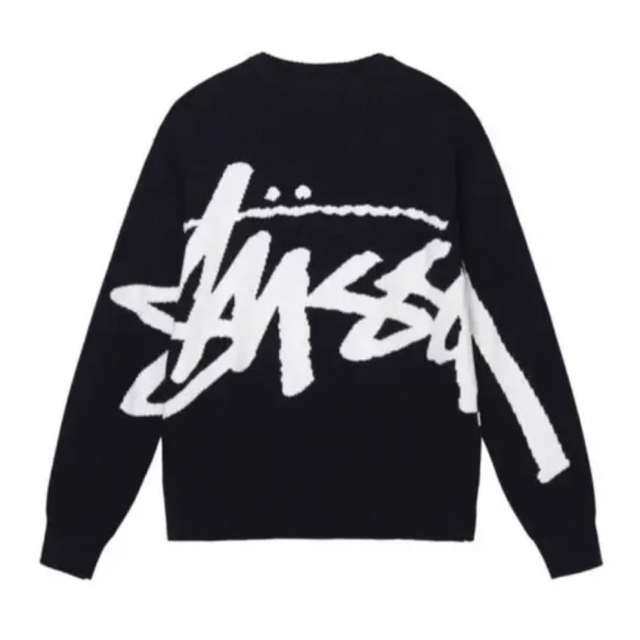 STUSSY SWEATERステューシーニットセーターSサイズブラック