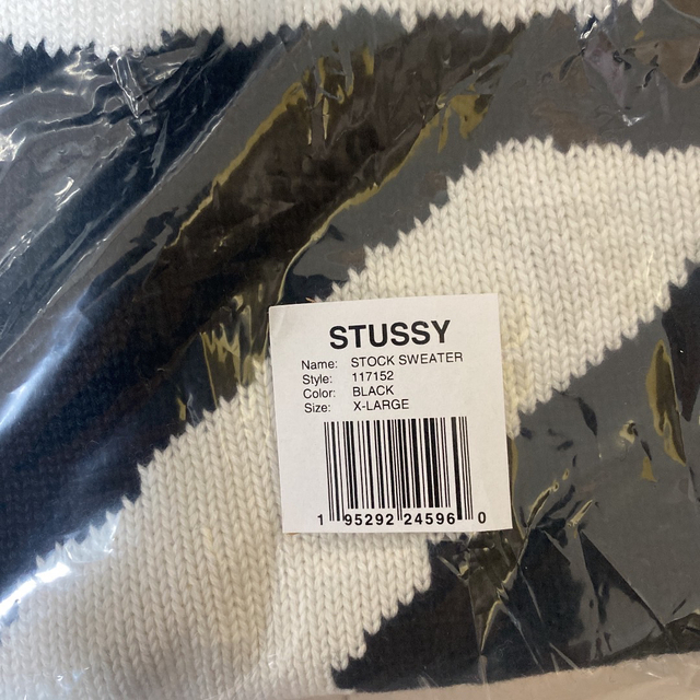 STUSSY - XLサイズ STUSSY STOCK SWEATER セーター ニットの通販 by
