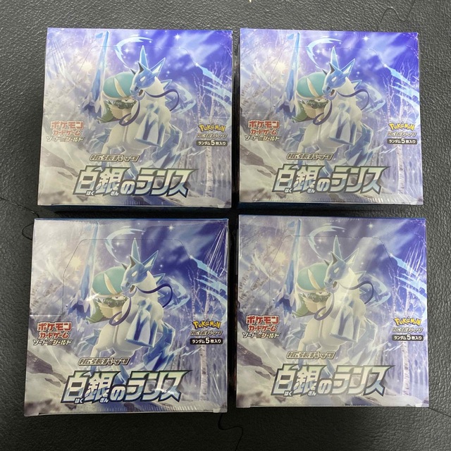 ポケモンカード　白銀のランス　4BOXBox/デッキ/パック