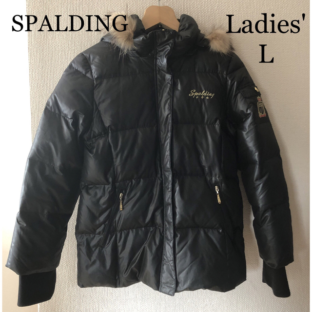 SPALDING(スポルディング)のSPALDING ダウン ジャケット　L リアルファー レディースのジャケット/アウター(ダウンジャケット)の商品写真