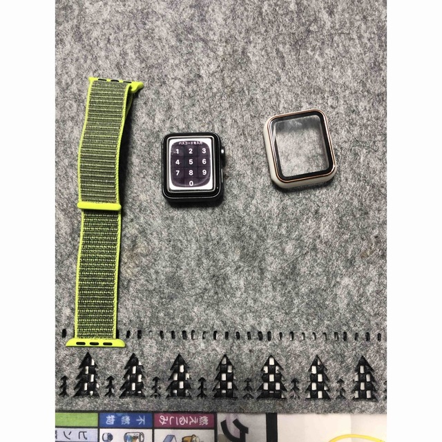 その他Apple watch3 GPS+sellra38mm