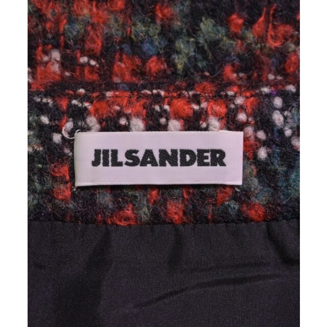 Jil Sander - JIL SANDER ひざ丈スカート 36(XS位) 赤x黒x白等(ツイード) 【古着】【中古】の通販 by