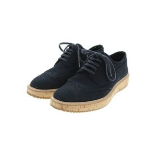 PRADA - PRADA プラダ シューズ(その他) 38(24.5cm位) 紺 【古着