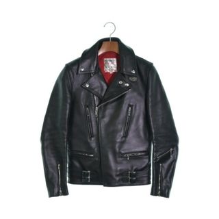 ルイスレザー(Lewis Leathers)のLewis Leathers ルイス・レザー ライダース 34(XS位) 黒 【古着】【中古】(ライダースジャケット)