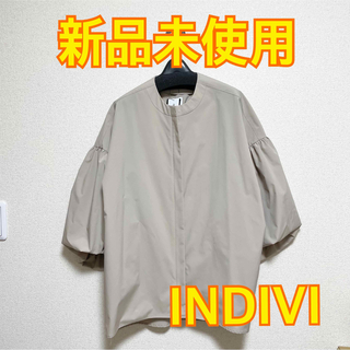 インディヴィ(INDIVI)の【新品】INDIVI インディヴィ バルーンスリーブ ブルゾン アウター(ブルゾン)