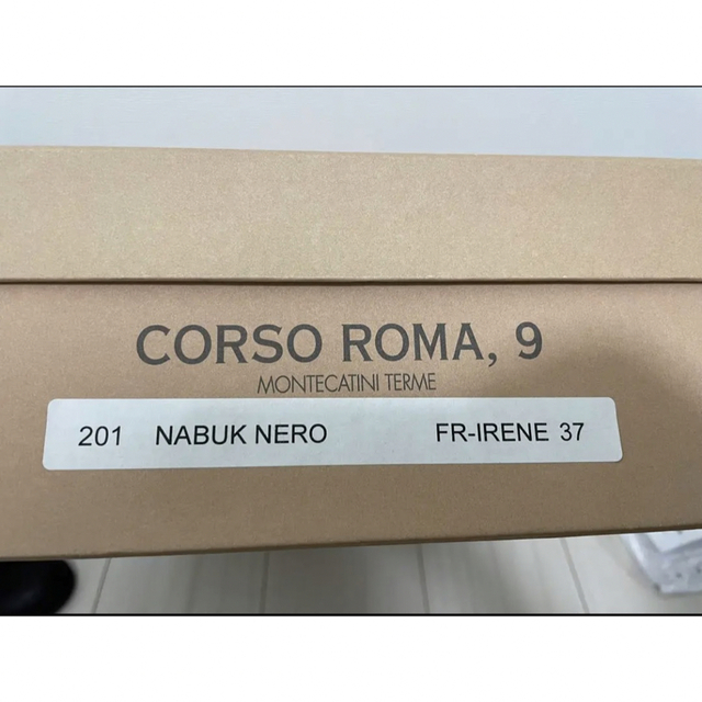 CORSO ROMA 9(コルソローマ)のコルソローマ　ヌバックブーツ　37  フラット ローヒール　イタリア製 レディースの靴/シューズ(ブーツ)の商品写真