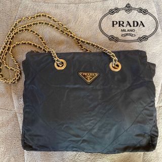 PRADA - PRADA チェーンショルダーバッグ キルティング ヴィンテージ 