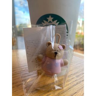 スターバックスコーヒー(Starbucks Coffee)のSAKURA2023リユーザブルカップ専用ドリンクホールキャップベアリスタ(キャラクターグッズ)