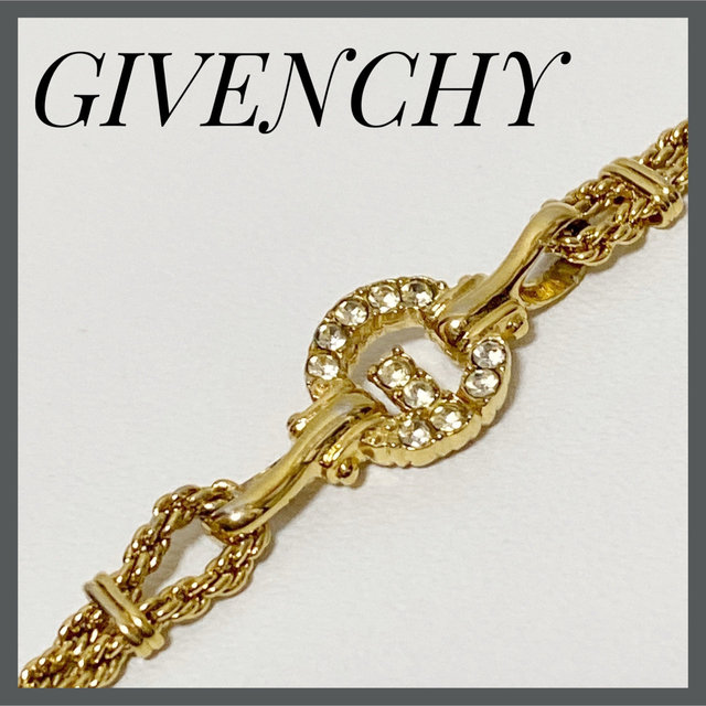 希少✨GIVENCHYジバンシィ✨ブレスレット ゴールド Gマークチェーン