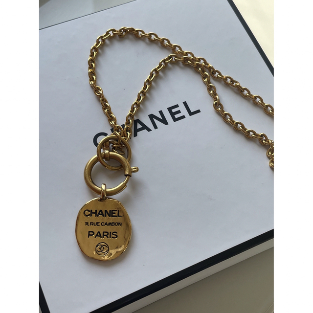 CHANEL♡ロゴ♡ヴィンテージネックレス♡ゴールド