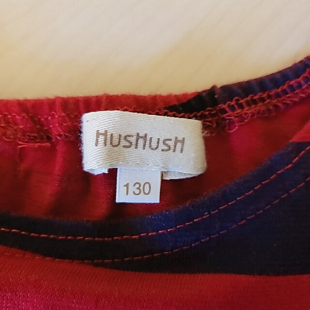 HusHush(ハッシュアッシュ)のワンピース130 キッズ/ベビー/マタニティのキッズ服女の子用(90cm~)(ワンピース)の商品写真
