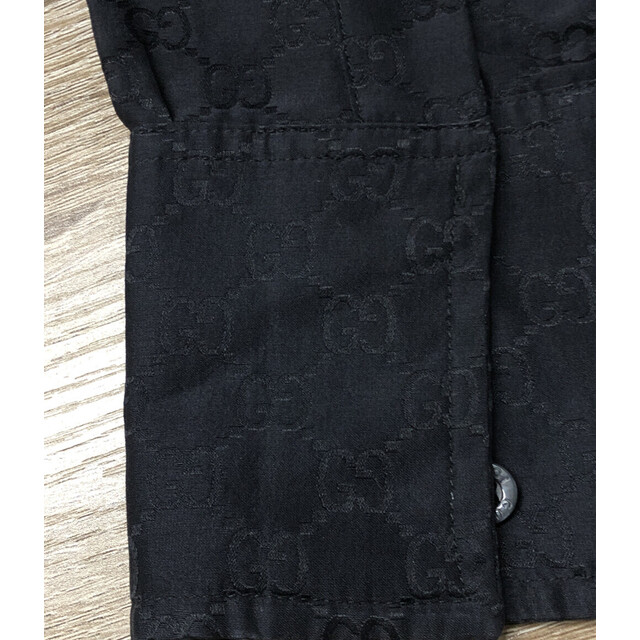 Gucci(グッチ)のグッチ GUCCI シルク混 長袖シャツ    メンズ 38 メンズのトップス(シャツ)の商品写真