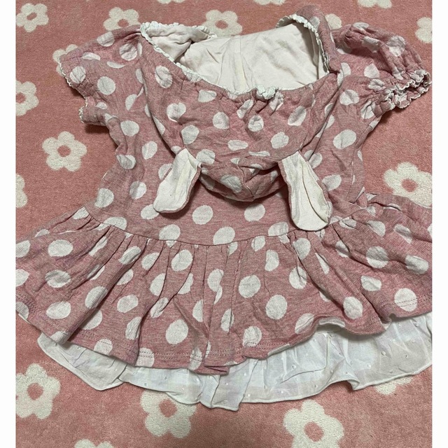 coeur a coeur(クーラクール)のクーラクール チュニック 95 キッズ/ベビー/マタニティのキッズ服女の子用(90cm~)(Tシャツ/カットソー)の商品写真