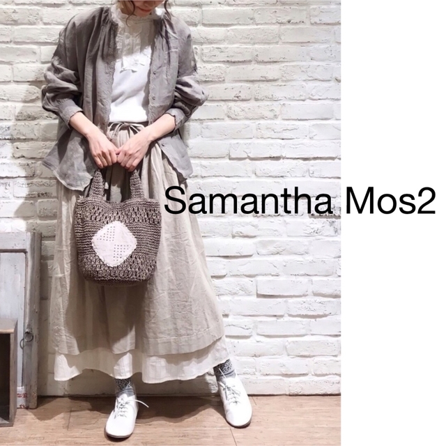 SM2(サマンサモスモス)の【美品】Samantha Mos2 35thスカーフ刺繍ブラウス レディースのトップス(シャツ/ブラウス(長袖/七分))の商品写真