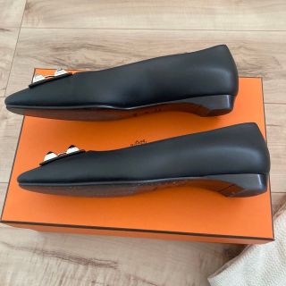 Hermes - 早い者勝ち!エルメス ダンスーズ 37.5 ブラックの通販 by