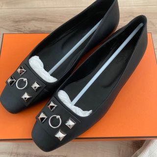 Hermes - 早い者勝ち!エルメス ダンスーズ 37.5 ブラックの通販 by
