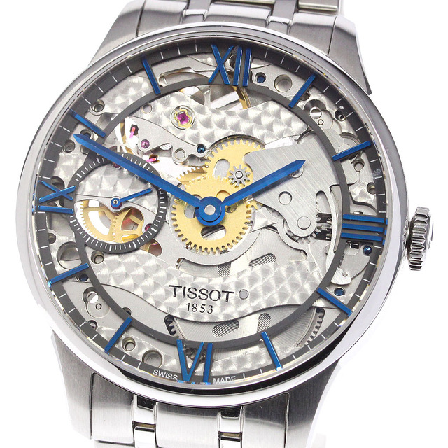 ★箱・保証書付き【TISSOT】ティソ T-クラシック シュマン・デ・トゥレル T099.405.11.418.00/T099405A 手巻き メンズ_738370