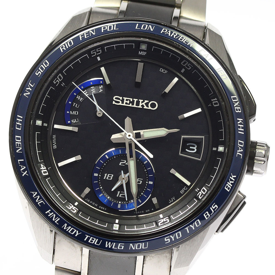 デイデイト多機能付属品★箱・保証書付き【SEIKO】セイコー ブライツ デイデイト SAGA261/8B63-0AN0 ソーラー電波 メンズ_735663