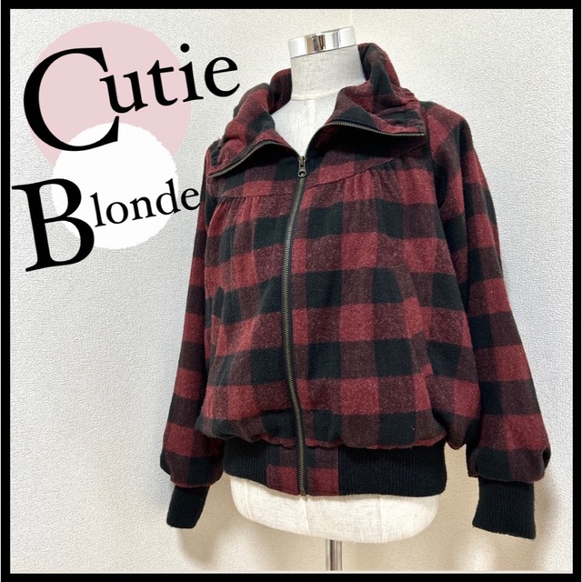 Cutie Blonde(キューティーブロンド)のCutie Blonde キューティーブロンド M ブルゾン ジャンパー レディースのジャケット/アウター(ブルゾン)の商品写真