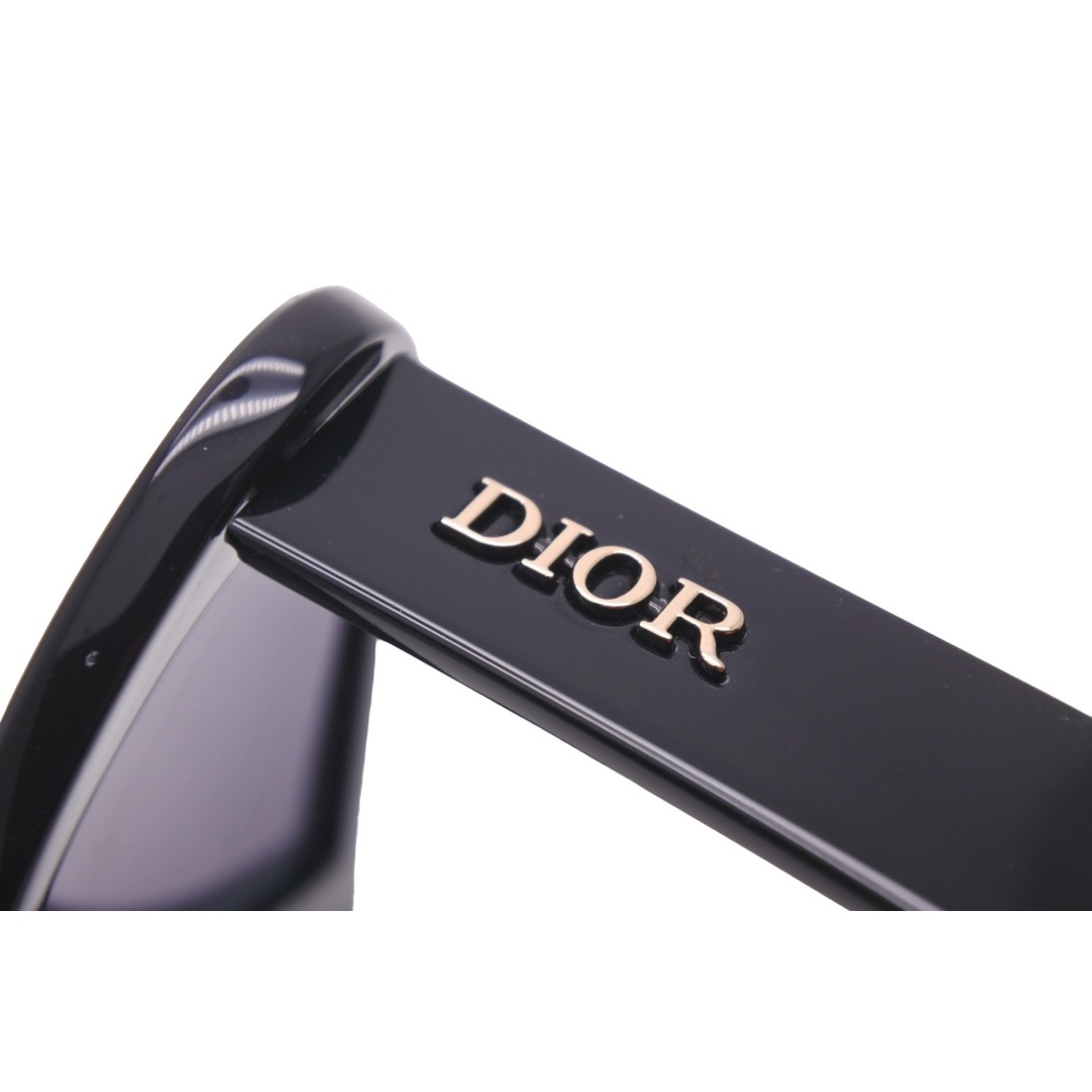 Dior ディオール オーバル シールド サングラス CD ロゴ ブラック DISDIOROBLIQUE PJP A9 美品  46673