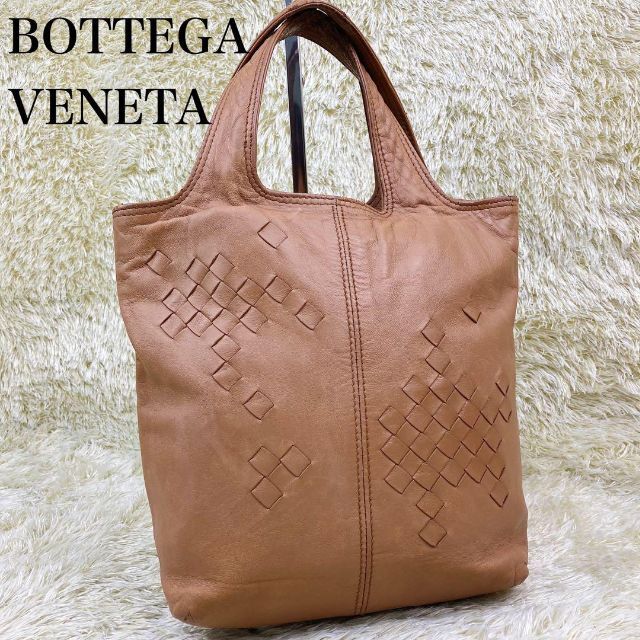 Bottega Veneta - 美品⭐️ボッテガヴェネタ イントレチャート ハンドバッグ レザー ライトブラウンの通販 by HIRO's