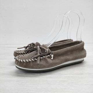 ミネトンカ(Minnetonka)のMinnetonka モカシン サイズ6 KILTY PLUS デッキシューズ グレー レディース ミネトンカ【中古】3-0124M▲(その他)