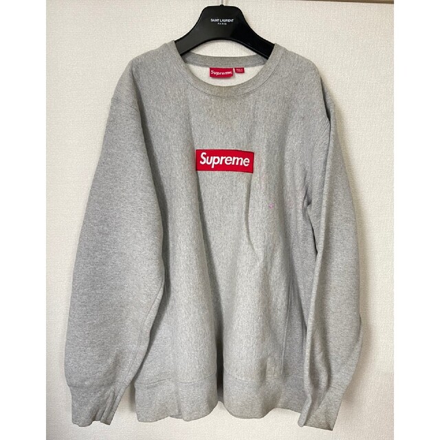 Supreme boxlogo crewneck スウェット grey XL