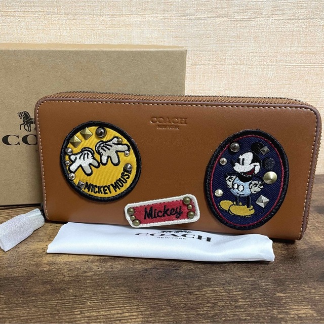 新品 COACH コーチ F59340 ディズニー コラボ ミッキーマウス 財布