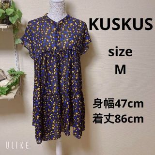 クスクス(kuskus)の❇️A588❇️KUSKUS⚜️水玉ワンピース⚜️(ひざ丈ワンピース)