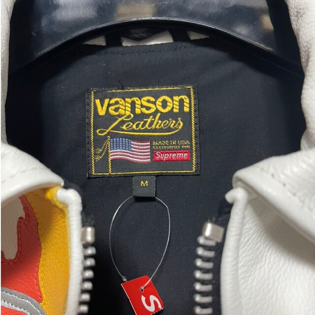 M supreme vanson leather GhostRider 白
