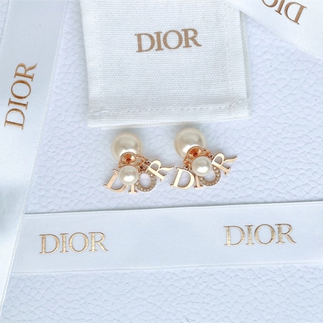 ディオール　パール　トライバル　片耳　ピアス　DIOR TRIBALES 極美品