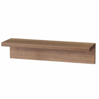 ムジルシリョウヒン(MUJI (無印良品))の無印良品　壁に付けられる家具　ウォールナット　44cm(棚/ラック/タンス)