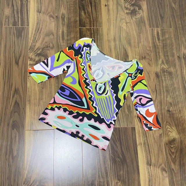 美品 EMILIO PUCCI ロングカットソー(I 38)