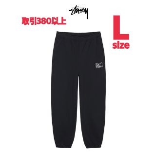 STUSSY & NIKE FLEECE PANT BLACK Lサイズ | フリマアプリ ラクマ