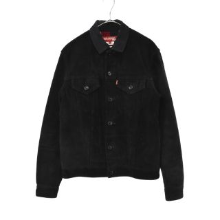 ジュンヤワタナベコムデギャルソン(JUNYA WATANABE COMME des GARCONS)のeYe COMME des GARCONS JUNYA WATANABE MAN アイ コム デ ギャルソン ジュンヤ ワタナベ マン WH-J905×LEVI’S　スウェードジャケット　ブラック(フライトジャケット)