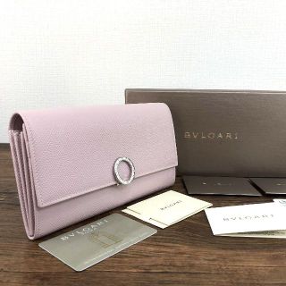 未使用品 BVLGARI 長財布 30415 レザー ライトピンク 281 | tspea.org