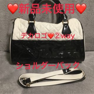 アンドバイピーアンドディー(&byP&D)の新品未使用♥️デカロゴ 2way ボストン型バック(ショルダーバッグ)