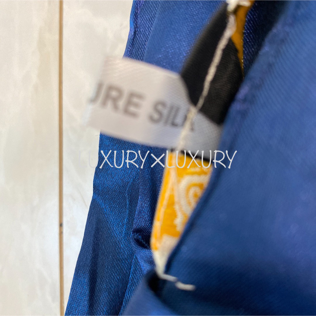 メンズXL絹100%シルクパジャマ上下セット男性用部屋着冷え取り長袖ギフト メンズのトップス(シャツ)の商品写真
