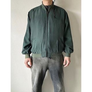 90s CASUAL ISLE ユニセックス　シルクブルゾン　ジャケット