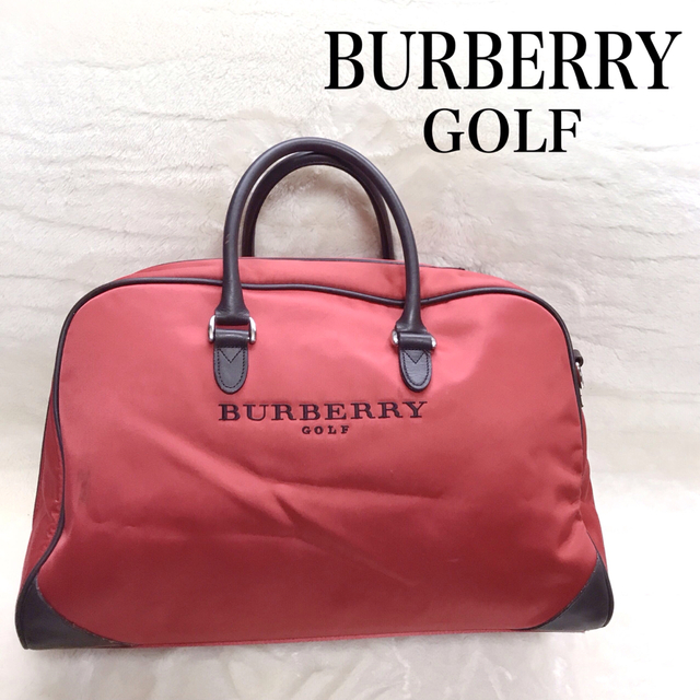 BURBERRY GOLF ボストンバッグ ゴルフバッグ ナイロン 大容量 | フリマアプリ ラクマ