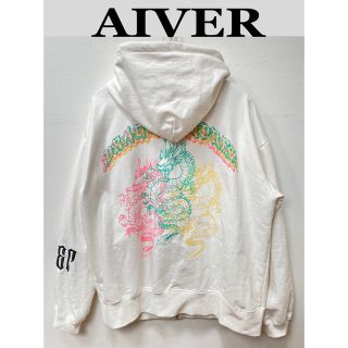 CASPER JOHN AIVER フルジップパーカー　シェンロン　ユルダボ