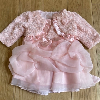 子供　ドレス　80 ピンク(セレモニードレス/スーツ)