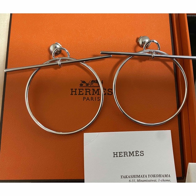 国産】 Hermes - 新品未使用 エルメス ループピアスMM ピアス - www