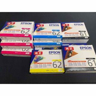 エプソン(EPSON)のEPSON 純正インクカートリッジ　お得セットIC62 IC61(PC周辺機器)