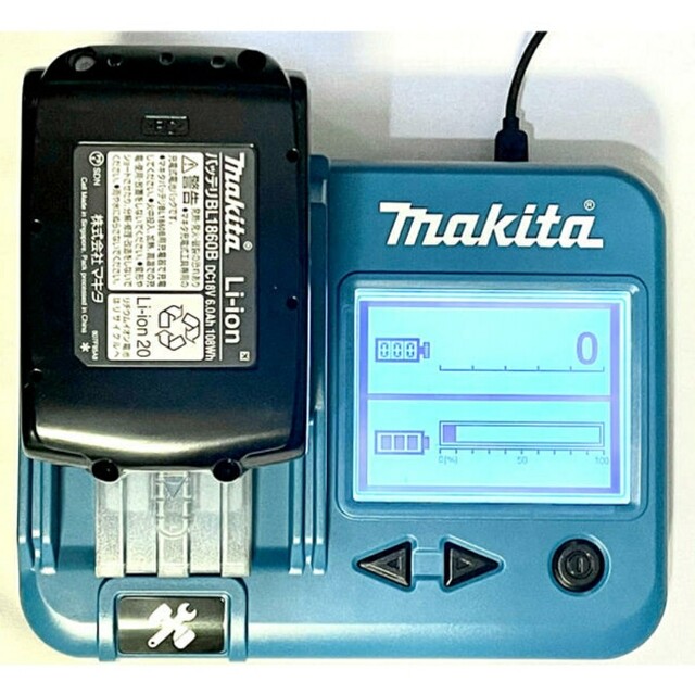 Makita(マキタ)の☆特別価格☆　マキタ 純正バッテリー BL1860B ×1個【新品・送料無料】 インテリア/住まい/日用品のインテリア/住まい/日用品 その他(その他)の商品写真