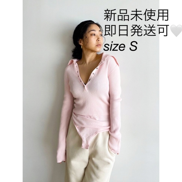 searoomlynn♡リネンコンビBig collar BODYスーツ S - www.dipolog.com