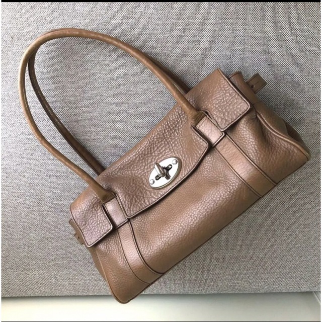 mulberry マルベリー  ボックス型 ミニベイズウォーター モカ