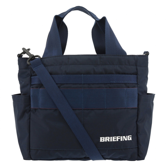 ファスナーポケット×2内側ブリーフィング トートバッグ 2WAY BRIEFING 【076】NAVY