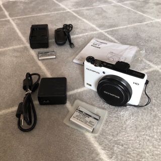 オリンパス(OLYMPUS)の(ジャンク品)OLYMPUS コンパクトデジカメ  XZ XZ-1 WHITE(コンパクトデジタルカメラ)